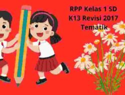 RPP Kelas 1 SD Kurikulum 2013 Revisi 2017 Panduan Lengkap