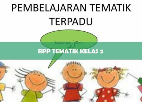 Download RPP Tematik Kelas 2 Semester 2