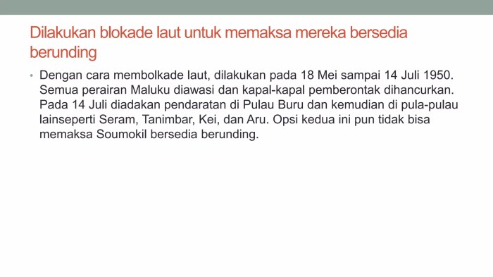 Tujuan gerakan republik maluku selatan adalah