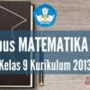 Silabus K13 Matematika SMP Panduan Pembelajaran Efektif