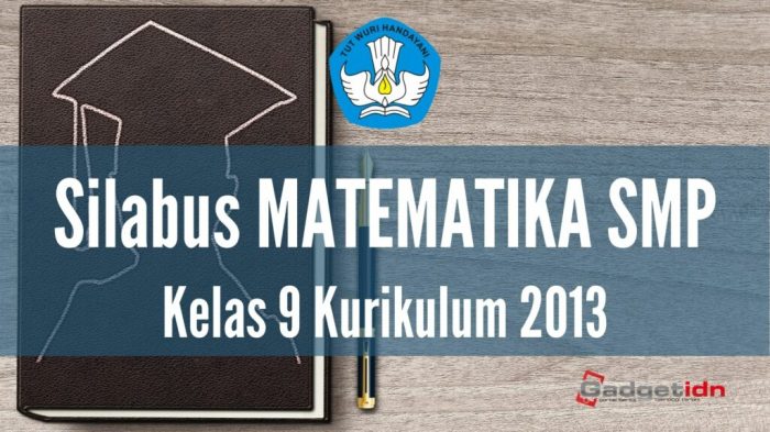 Silabus k13 matematika smp