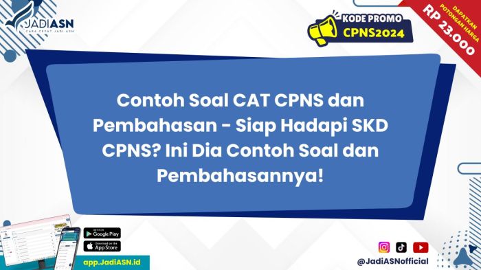 Contoh soal cat cpns 2016