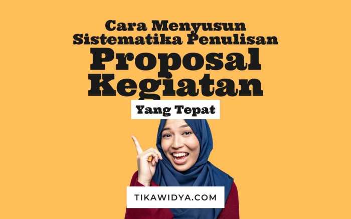 sistematika proposal kegiatan