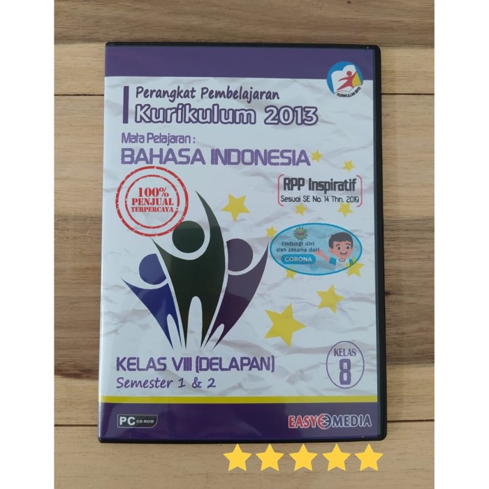 Rpp k13 revisi bahasa indonesia smp kls 8