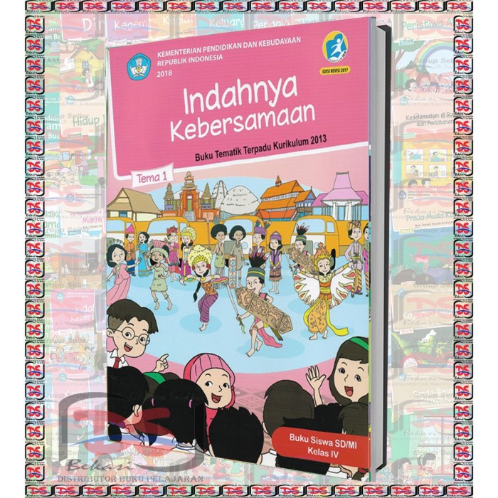 Download buku tema 1 kelas 4 revisi 2018