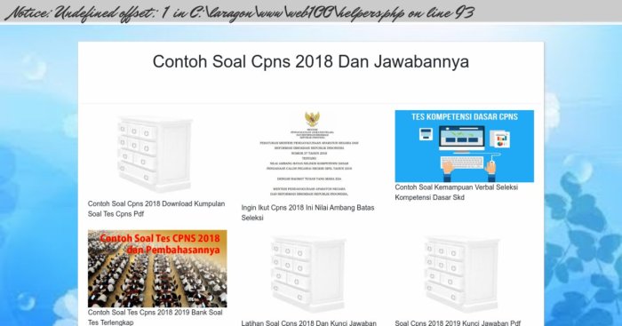 Soal cpns 2018 pdf