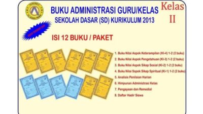 Administrasi Guru SD Kurikulum 13 Revisi 2017 Panduan Lengkap