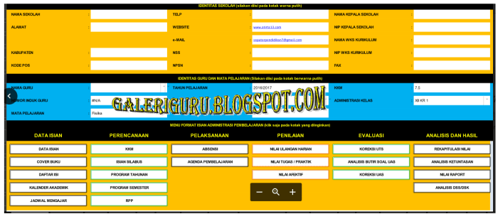 Download aplikasi administrasi guru kelas sd