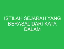 Jejak Sejarah Belanda dalam Bahasa Indonesia