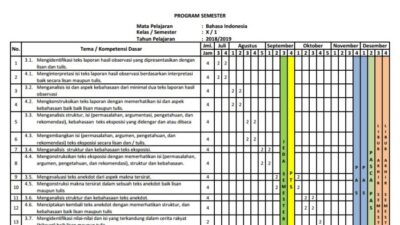 Prota dan Promes Matematika SMP Kurikulum 2013 Revisi 2017