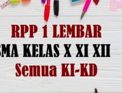RPP K13 Matematika SMA Panduan Lengkap untuk Guru