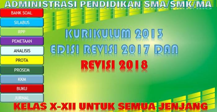 Perangkat pembelajaran pai smk kurikulum 2013 revisi 2017
