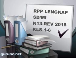 RPP K13 Kelas 1 SD Revisi 2018 Panduan Lengkap