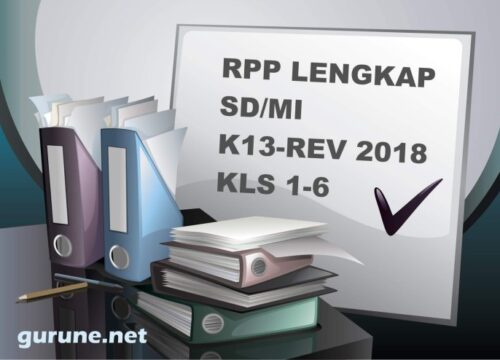 RPP K13 Kelas 1 SD Revisi 2018 Panduan Lengkap