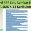 RPP Biologi SMK Panduan Menyusun Rencana Pelaksanaan Pembelajaran yang Efektif