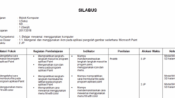Silabus dan rpp kurikulum 2013 revisi 2017