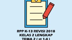 Rpp kurikulum 2013 kelas 2 revisi 2017