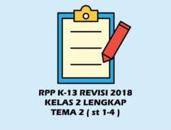 RPP Kurikulum 2013 Kelas 2 Revisi 2017 Panduan Lengkap 4 RPP Kurikulum 2013 Kelas 2 Revisi 2017 Panduan Lengkap