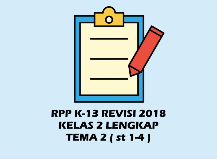 Rpp kurikulum 2013 kelas 2 revisi 2017