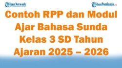 Contoh rpp kelas 1 sd kurikulum 2013