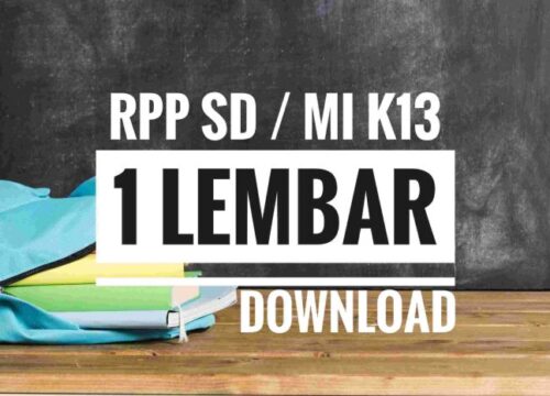 RPP K13 1 Lembar Panduan Lengkap, Contoh, dan Inovasi untuk Guru Efektif