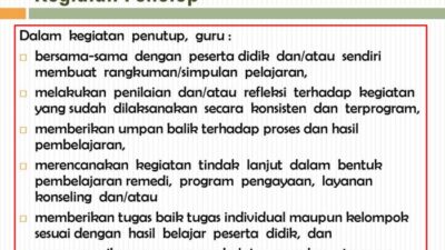 Kegiatan penutup rpp