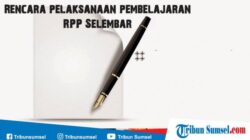 Contoh RPP Selembar Panduan Praktis Kurikulum Merdeka Belajar