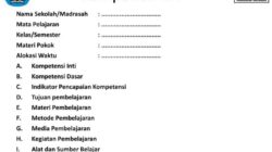 Contoh RPP 13 Komponen untuk Peningkatan Pembelajaran