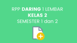RPP 1 Lembar Kelas 2 Panduan Praktis untuk Pembelajaran Efektif