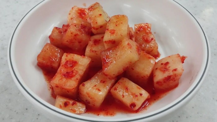 Cara bikin kimchi sawi putih