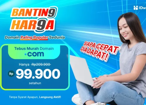 Domain .COM Cuma Rp99.900? Kesempatan Langka untuk Bangun Identitas Online yang Profesional