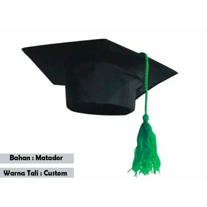 Cara membuat topi wisuda