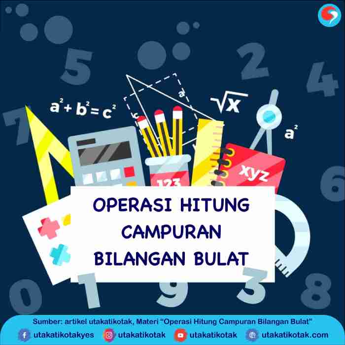 Cara operasi hitung bilangan bulat