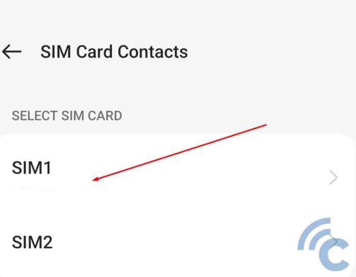 Cara memindah kontak dari sim ke telepon