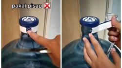 Cara membuka tutup galon