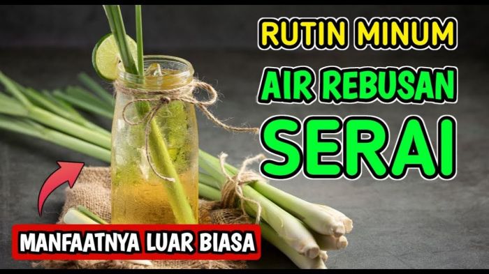 Cara mengolah serai untuk obat