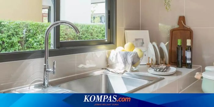 Cara mengatasi tempat cuci piring mampet