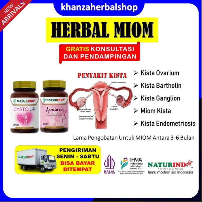 Cara menghilangkan miom secara alami