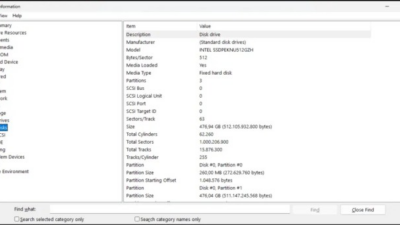 Cara cek kapasitas ssd laptop