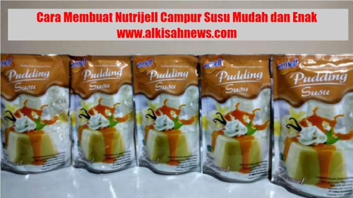 Cara membuat nutrijell biasa