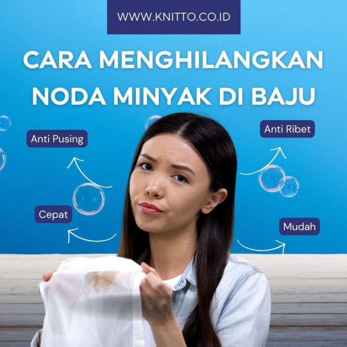 Cara menghilangkan noda minyak pada pakaian
