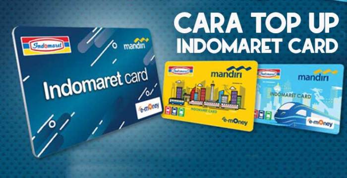 Cara top up e money mandiri di indomaret