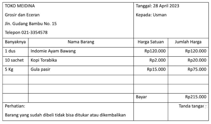 Cara Buat Nota Penjualan Panduan Lengkap untuk Bisnis Anda 3 Cara Buat Nota Penjualan Panduan Lengkap untuk Bisnis Anda