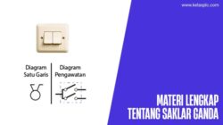 Cara sambung saklar ganda