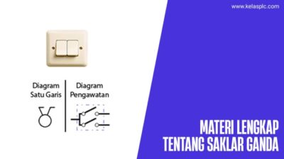 Cara sambung saklar ganda