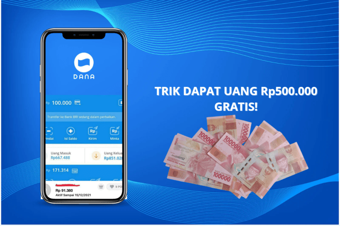 Cara dapat uang dana gratis