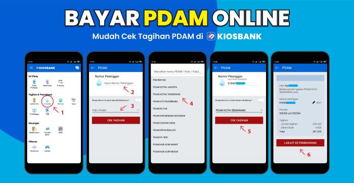 Cara bayar pdam di indomaret