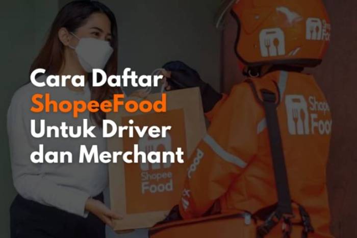Cara daftar merchant shopee food