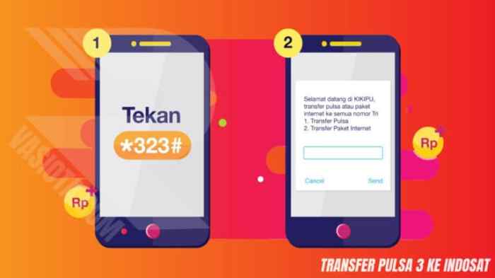 Cara transfer pulsa indosat lewat telepon