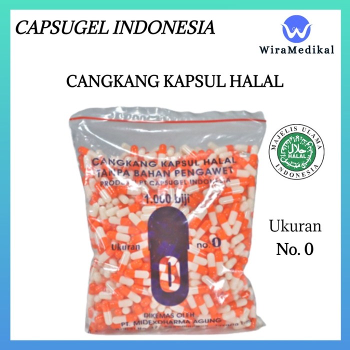Cara menghitung cangkang kapsul